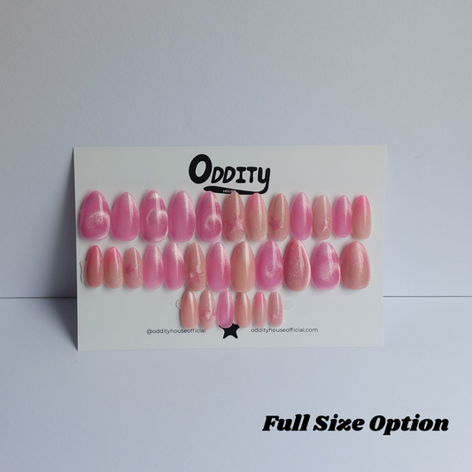 Pink Swirl Cat Eye - Made To Order