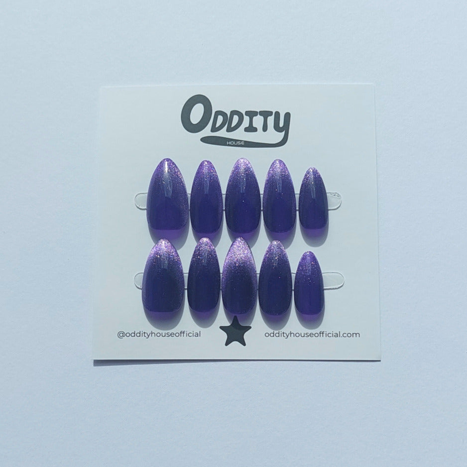 Dark Purple Cat Eye - Made To Order