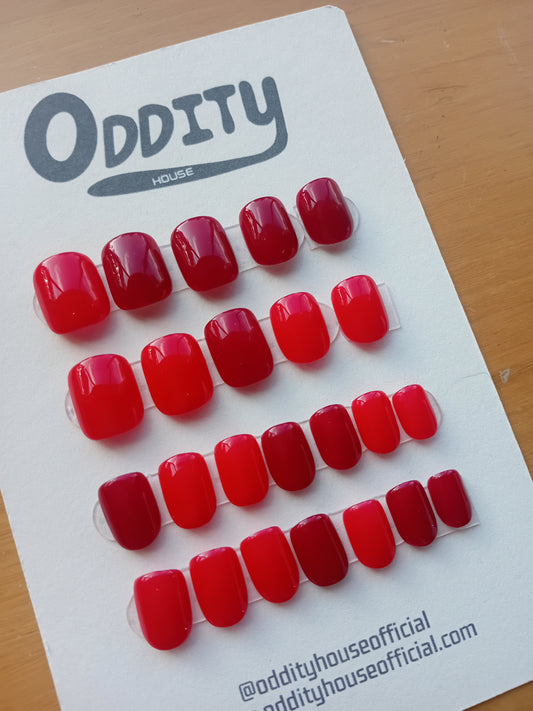 OOPSIE Maroon and Cherry set A XXS Square