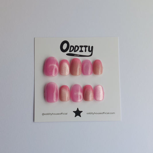 Pink Swirl Cat Eye - Made To Order